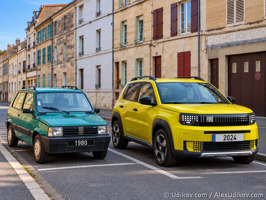 Fiat Panda : légende anguleuse des routes italiennes